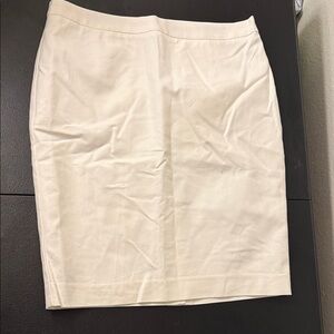 Liz Claiborne Off-White Pencil Skirt